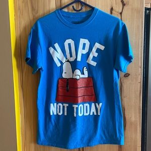 Peanuts “Nope Not Today” T-shirt sz M‎ (38-40)